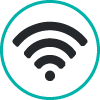 SCL-International-College-Facilities-Icons-High-Speed-WIFI-Teal